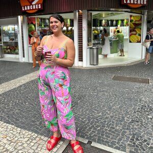 Farm Rio Cargo Pants with matching Top (sold separately)